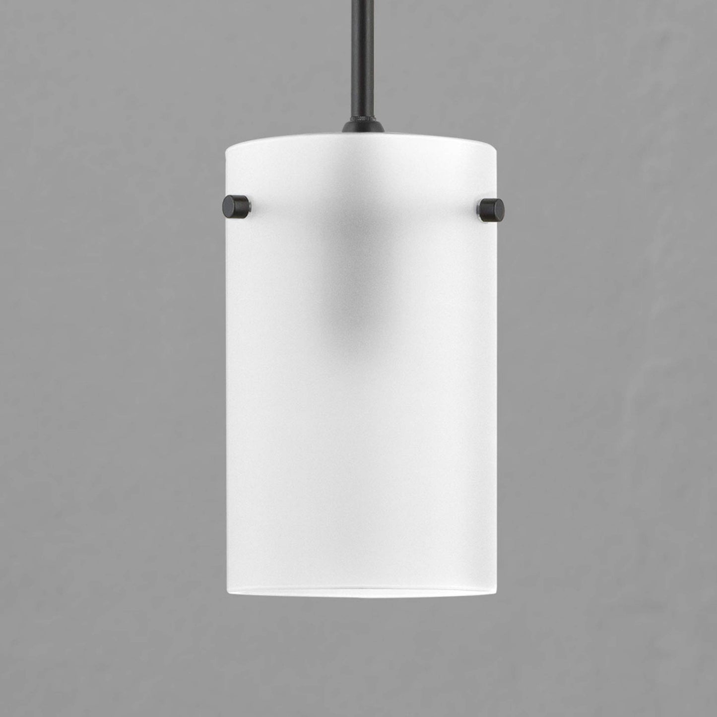 Linea di Liara Effimero Modern Matte Black Pendant Light Fixtures Over Kitchen Island Sink Lighting Ceiling Hanging Farmhouse Mini Metal Industrial Pendant Lighting Medium Frosted Glass Shade