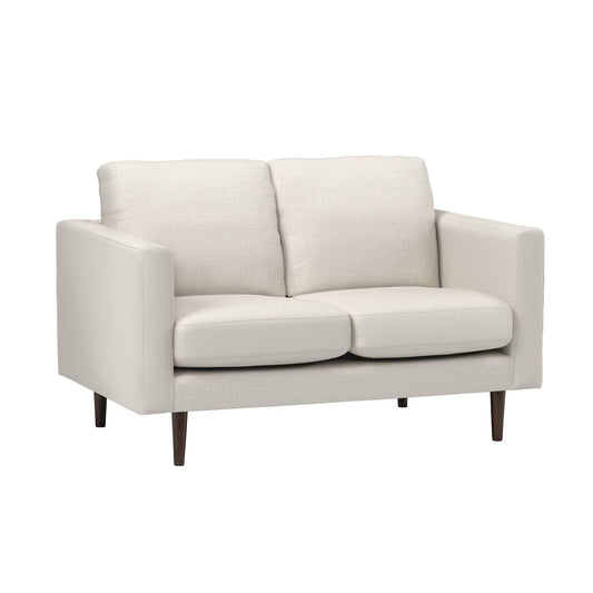 Amazon Brand - Rivet Revolve Modern Upholstered Loveseat Sofa, 56"W, Linen