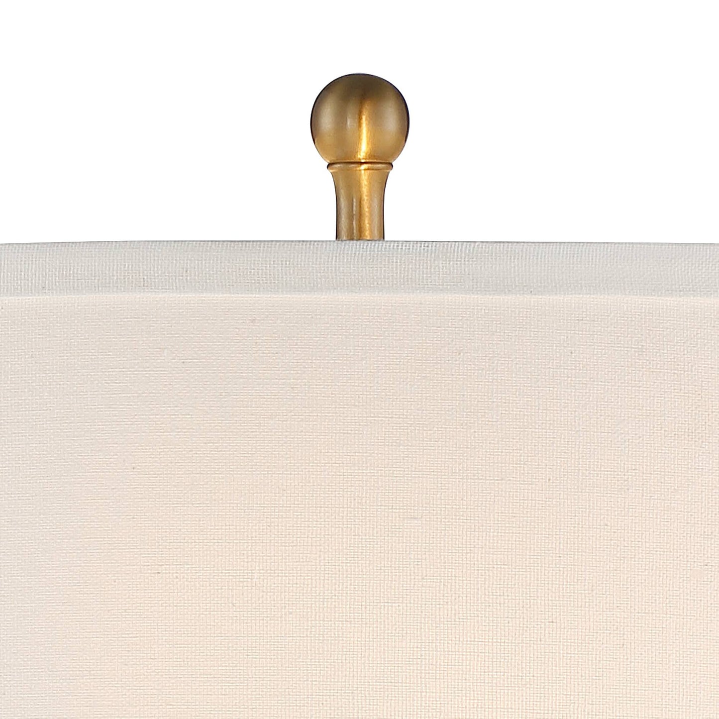 Vienna Full Spectrum Rolland Traditional Table Lamp 30" Tall Antique Brass Crystal Column Off White Tapered Drum Shade Decor for Living Room Bedroom House Bedside Nightstand Home Office Entryway